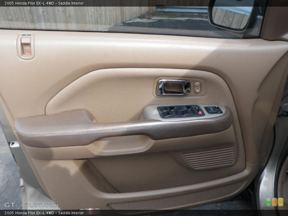 Saddle Interior Door Panel for the 2005 Honda Pilot EX-L 4WD #47384384