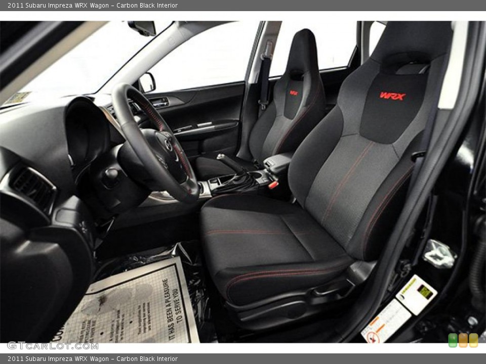 Carbon Black Interior Photo for the 2011 Subaru Impreza WRX Wagon #47384750