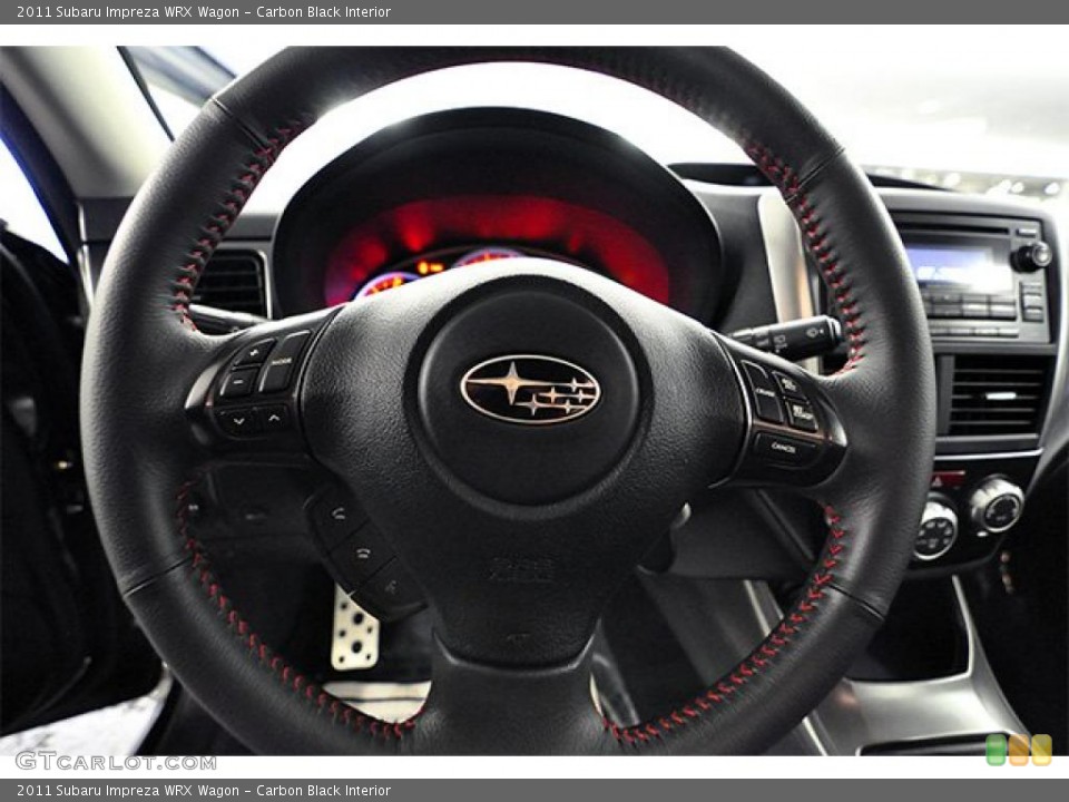 Carbon Black Interior Steering Wheel for the 2011 Subaru Impreza WRX Wagon #47385020