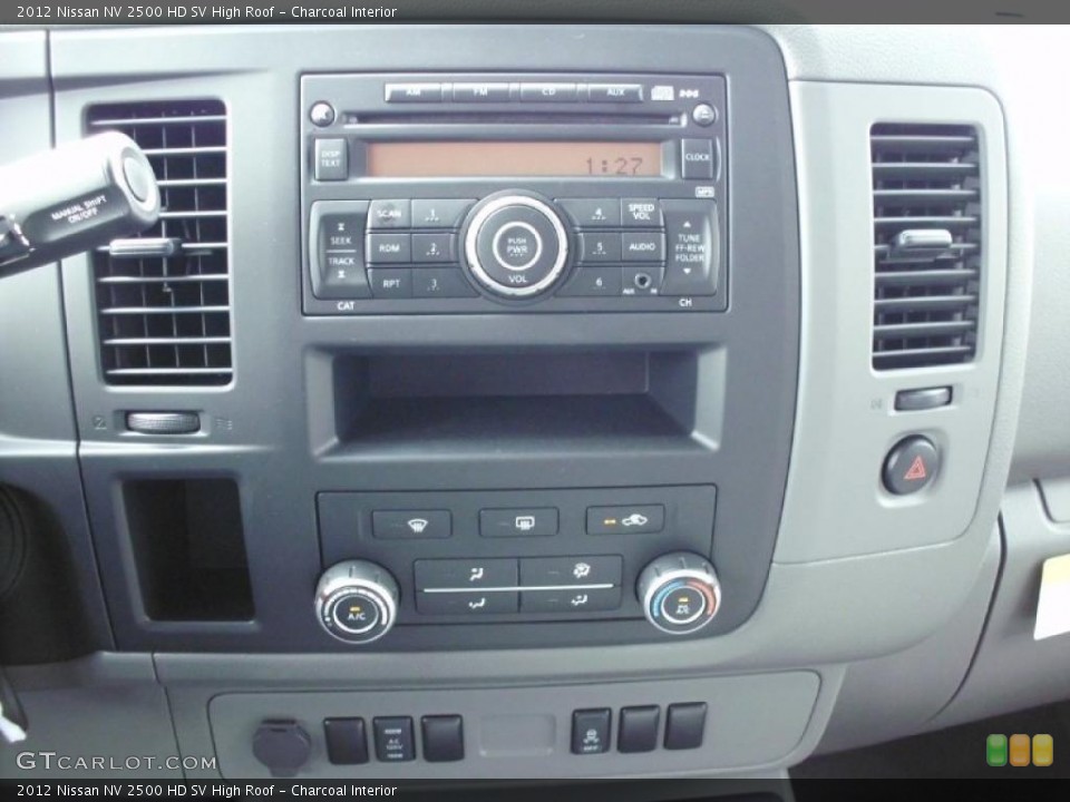 Charcoal Interior Controls for the 2012 Nissan NV 2500 HD SV High Roof #47387038