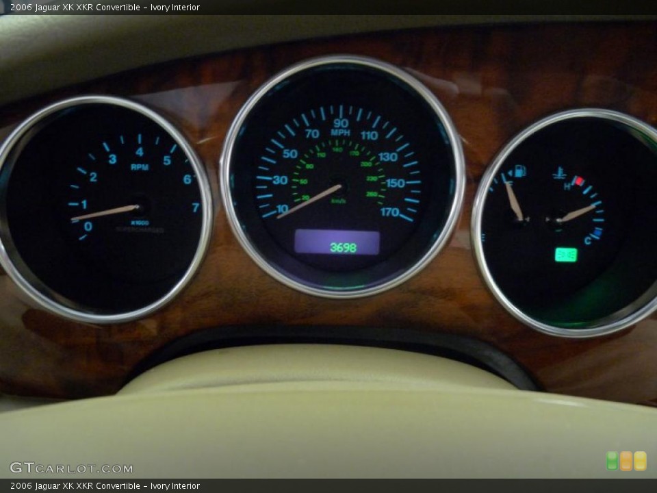 Ivory Interior Gauges for the 2006 Jaguar XK XKR Convertible #47387171