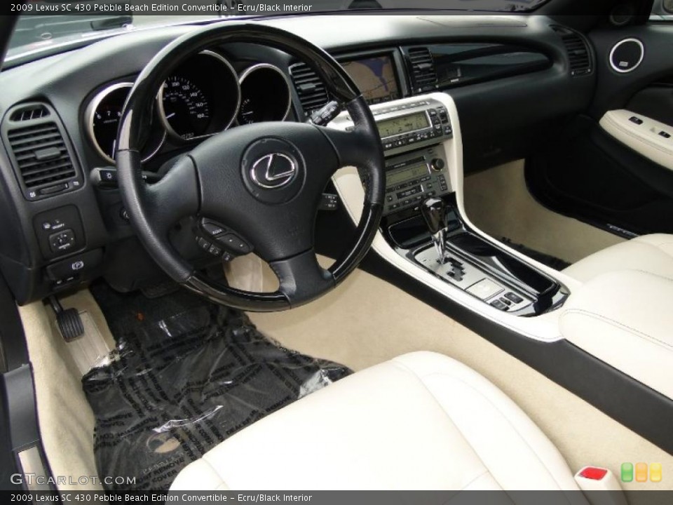 Ecru/Black Interior Photo for the 2009 Lexus SC 430 Pebble Beach Edition Convertible #47387270