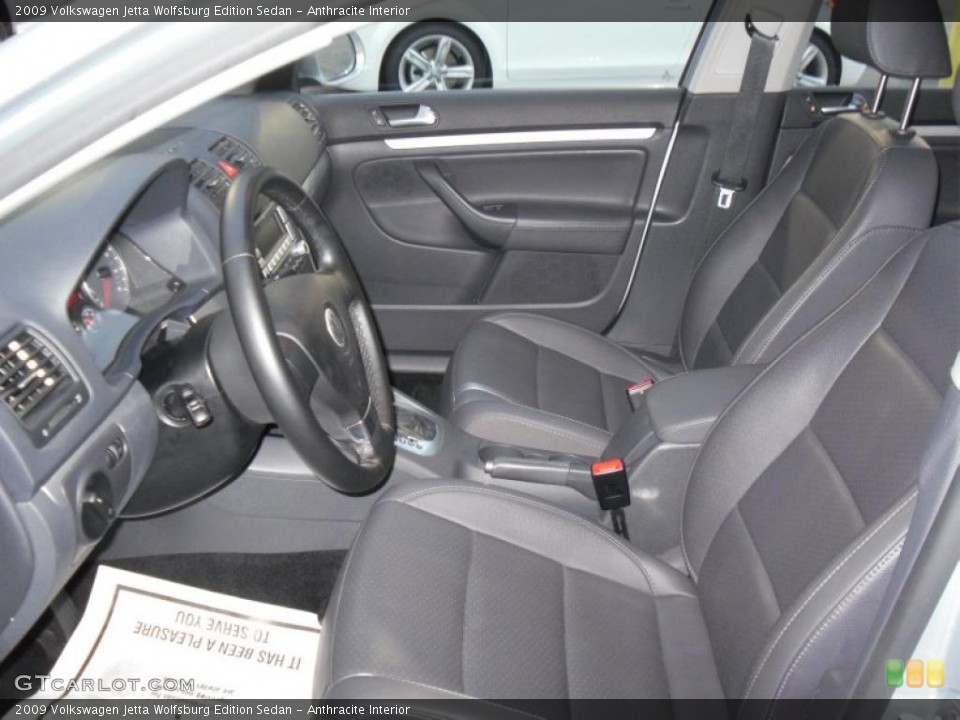 Anthracite Interior Photo for the 2009 Volkswagen Jetta Wolfsburg Edition Sedan #47387288