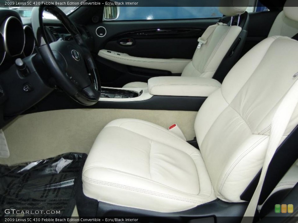 Ecru/Black Interior Photo for the 2009 Lexus SC 430 Pebble Beach Edition Convertible #47387297