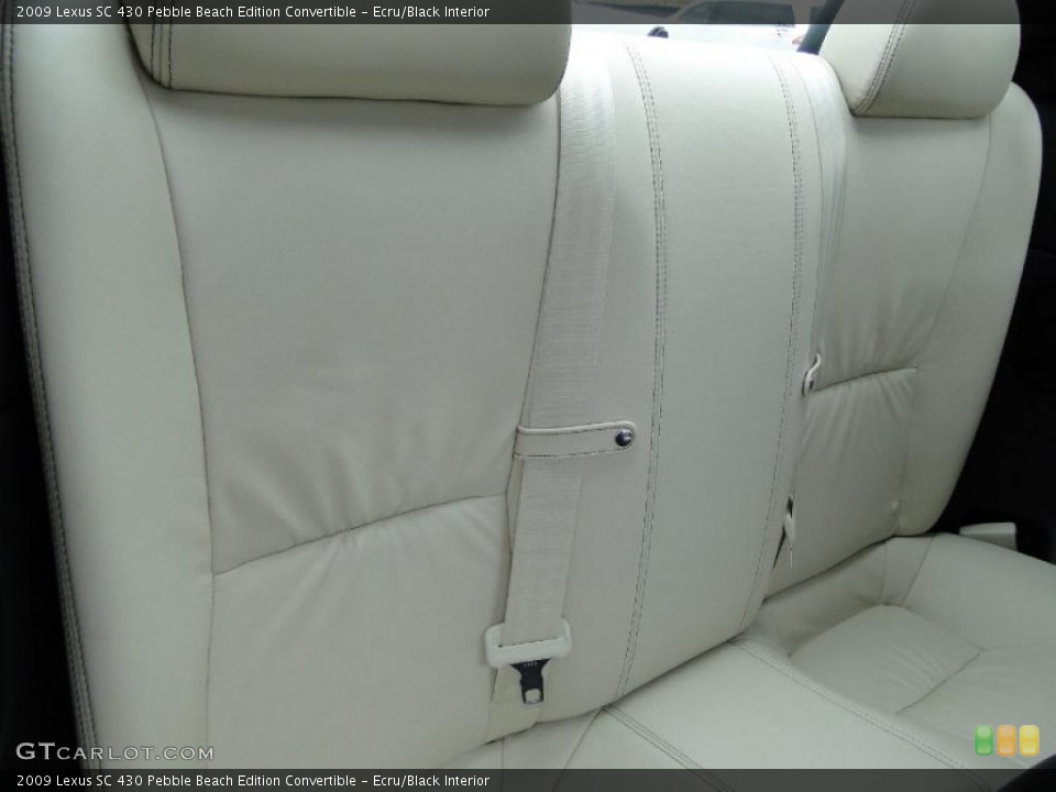 Ecru/Black Interior Photo for the 2009 Lexus SC 430 Pebble Beach Edition Convertible #47387552