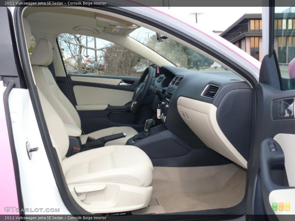 Cornsilk Beige Interior Photo for the 2011 Volkswagen Jetta SE Sedan #47389697