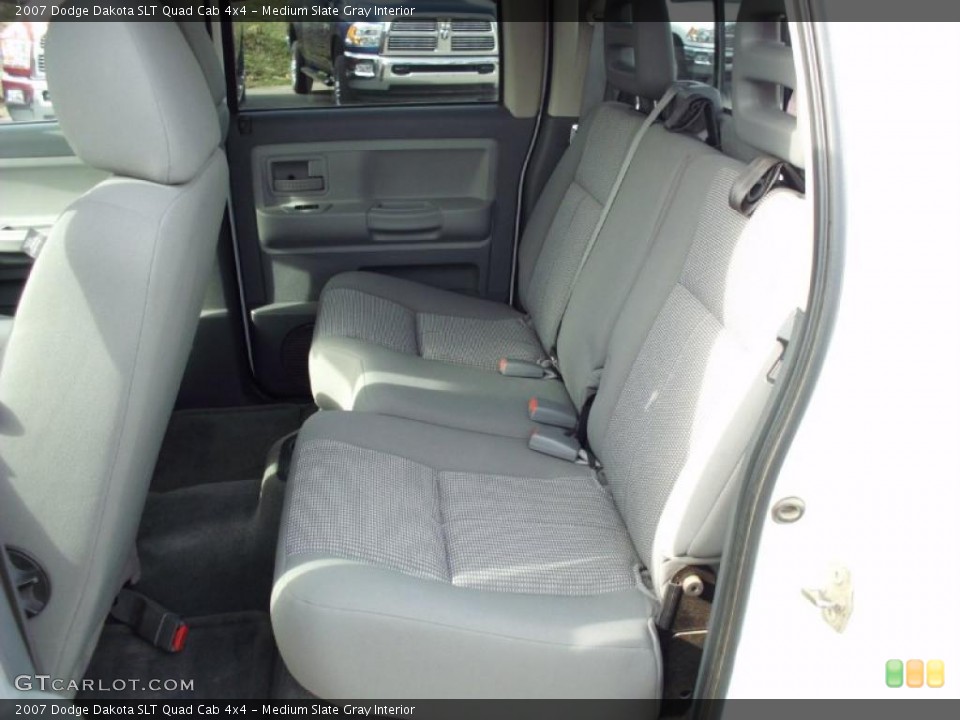 Medium Slate Gray Interior Photo for the 2007 Dodge Dakota SLT Quad Cab 4x4 #47392238