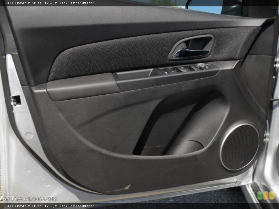 Jet Black Leather Interior Door Panel for the 2011 Chevrolet Cruze LTZ #47392895