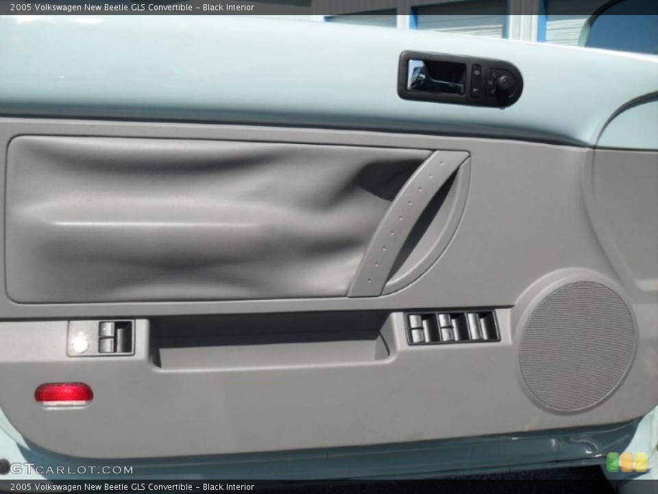 Black Interior Door Panel for the 2005 Volkswagen New Beetle GLS Convertible #47394161