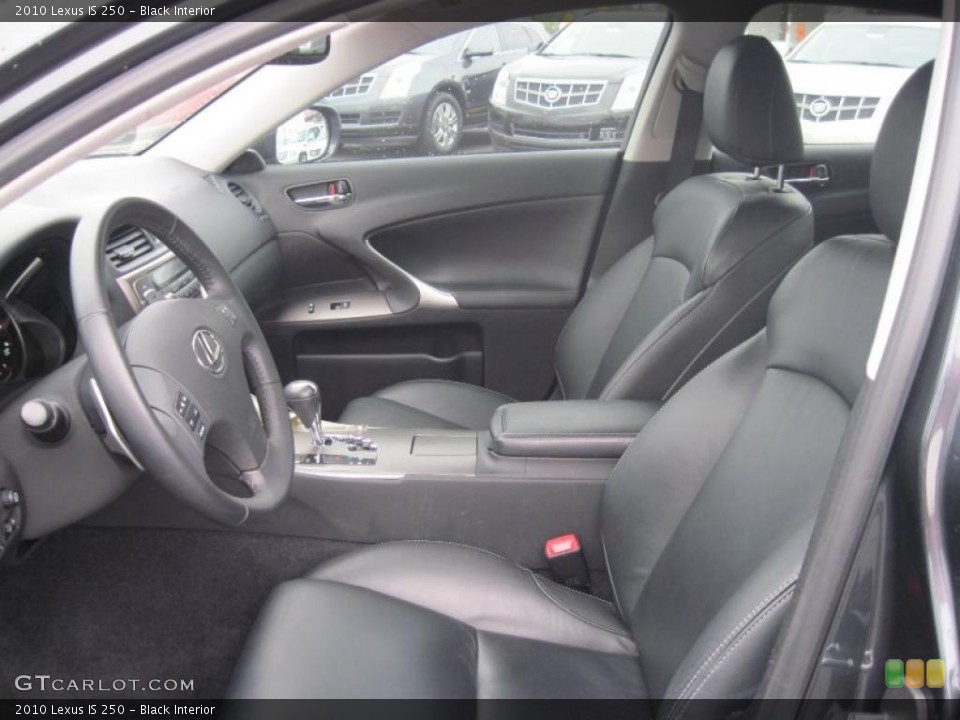 Black Interior Photo for the 2010 Lexus IS 250 #47394329