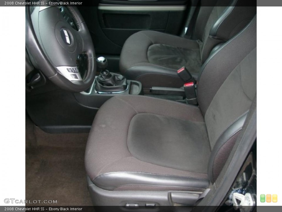 Ebony Black Interior Photo for the 2008 Chevrolet HHR SS #47394575