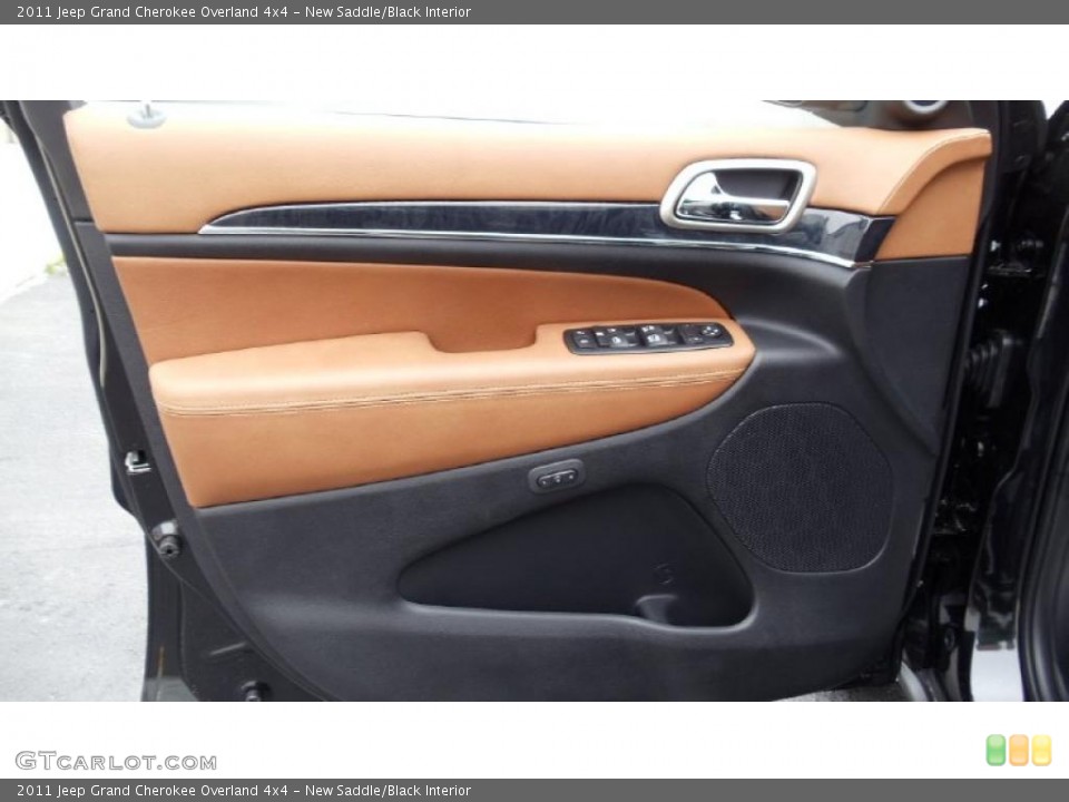 New Saddle/Black Interior Door Panel for the 2011 Jeep Grand Cherokee Overland 4x4 #47394617