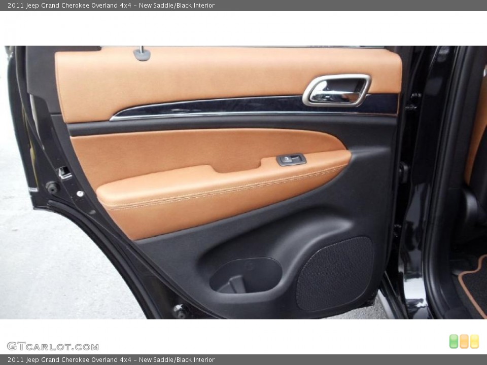 New Saddle/Black Interior Door Panel for the 2011 Jeep Grand Cherokee Overland 4x4 #47394629