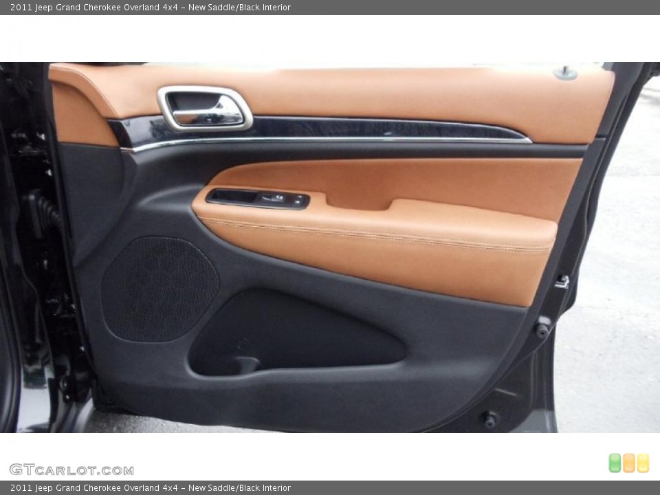 New Saddle/Black Interior Door Panel for the 2011 Jeep Grand Cherokee Overland 4x4 #47394641