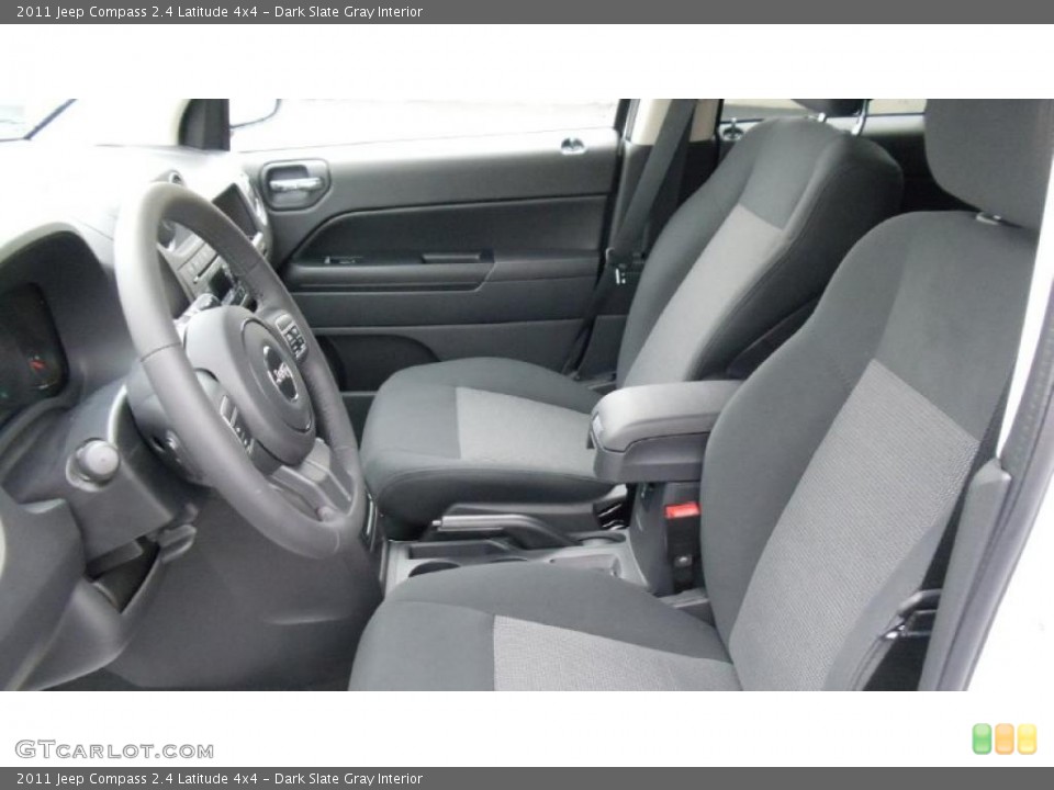 Dark Slate Gray Interior Photo for the 2011 Jeep Compass 2.4 Latitude 4x4 #47394859