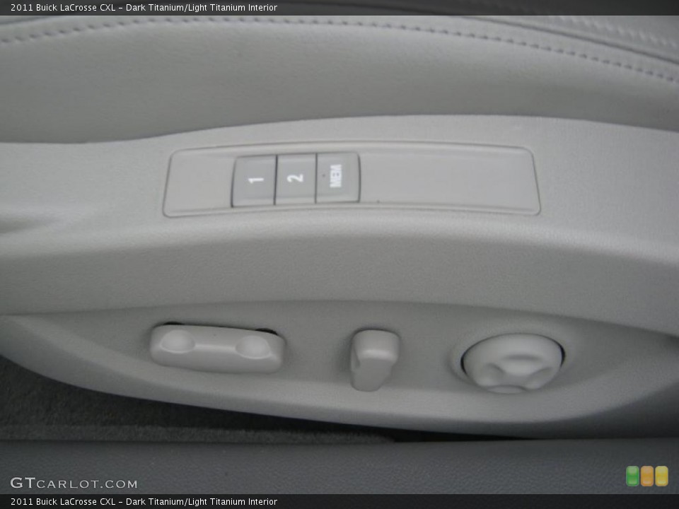 Dark Titanium/Light Titanium Interior Controls for the 2011 Buick LaCrosse CXL #47395547