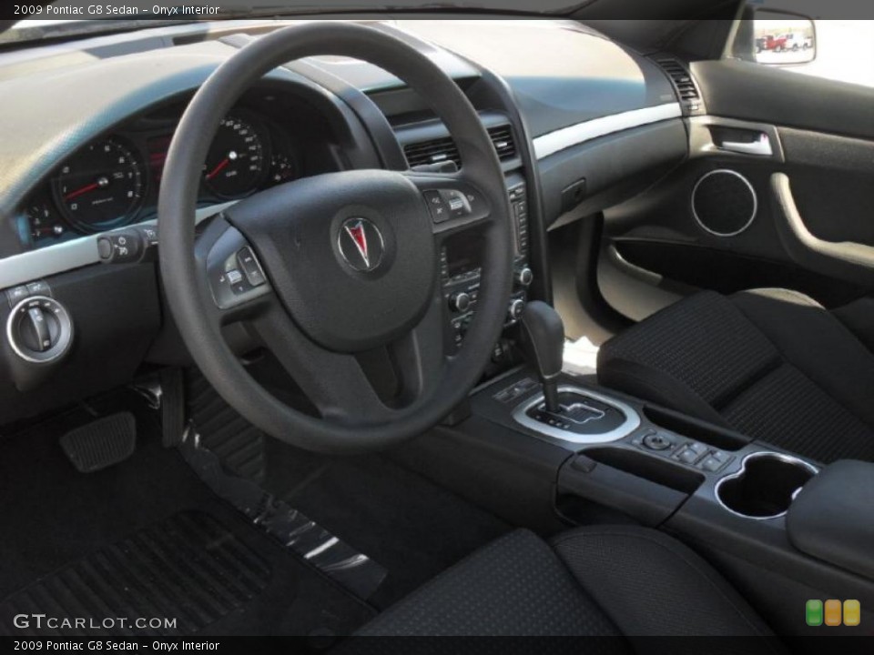 Onyx Interior Steering Wheel for the 2009 Pontiac G8 Sedan #47395580