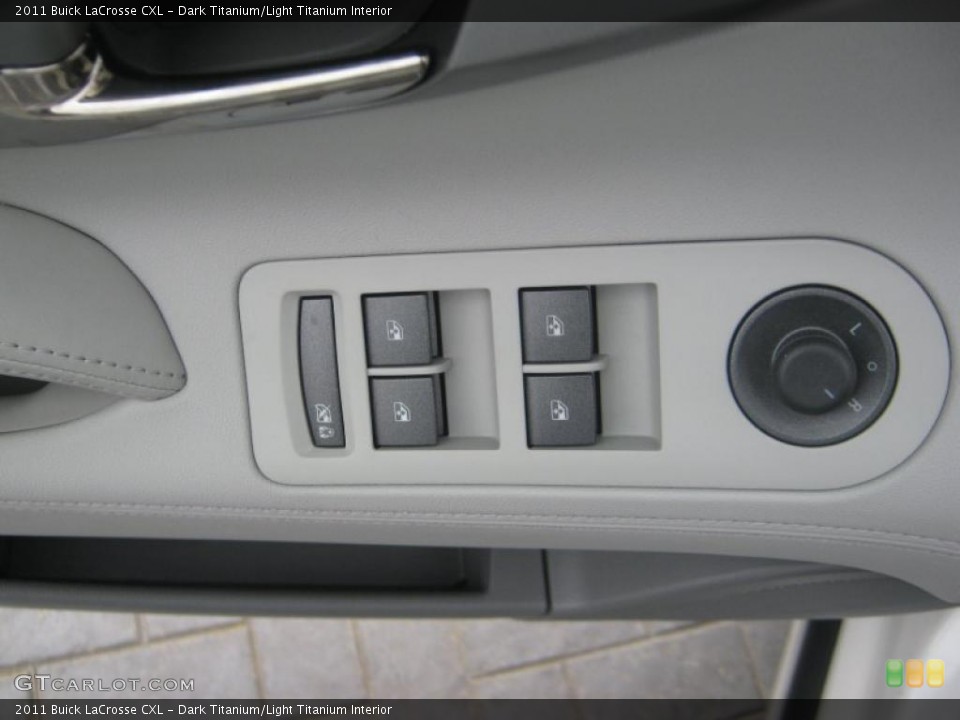 Dark Titanium/Light Titanium Interior Controls for the 2011 Buick LaCrosse CXL #47395583