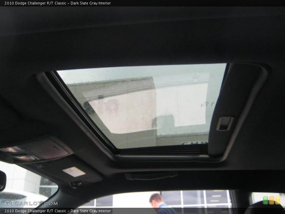 Dark Slate Gray Interior Sunroof for the 2010 Dodge Challenger R/T Classic #47397497