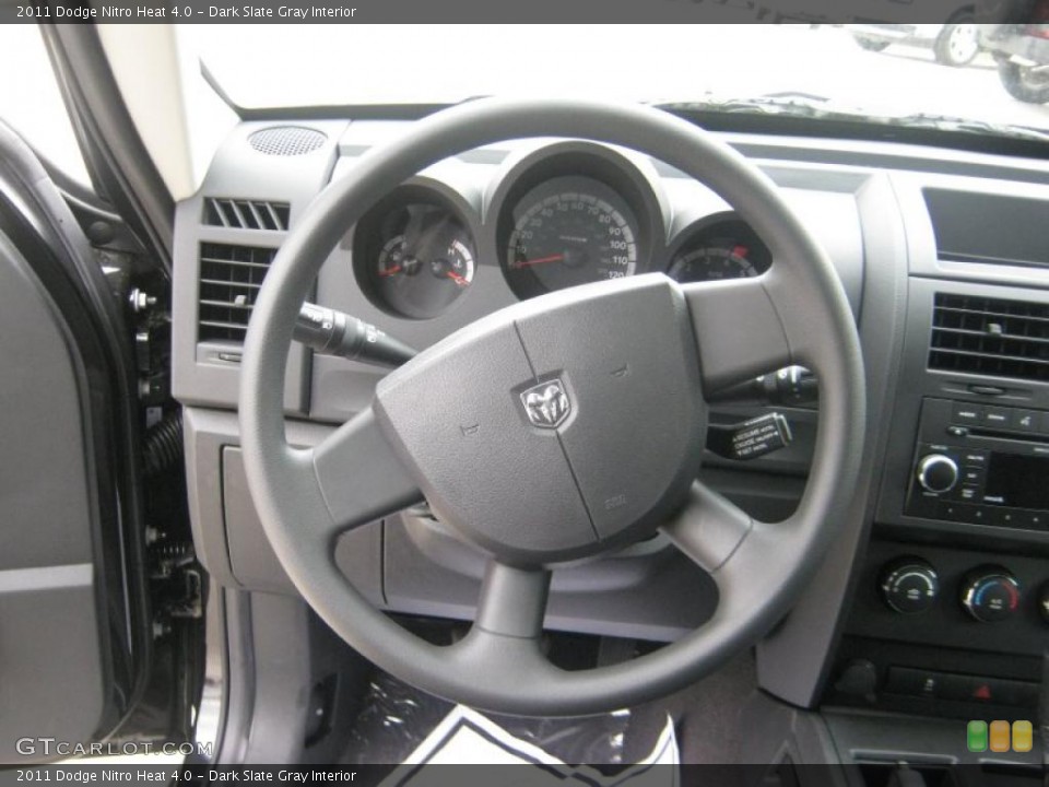 Dark Slate Gray Interior Steering Wheel for the 2011 Dodge Nitro Heat 4.0 #47397695