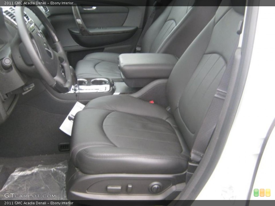 Ebony Interior Photo for the 2011 GMC Acadia Denali #47398298