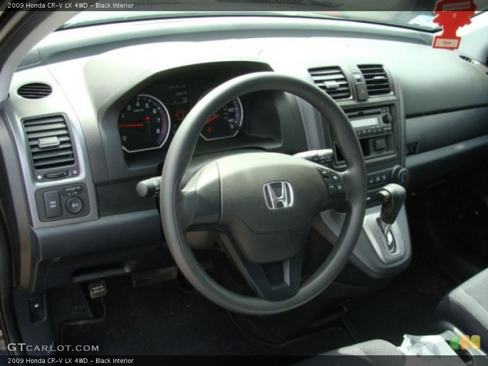Black Interior Dashboard for the 2009 Honda CR-V LX 4WD #47398325