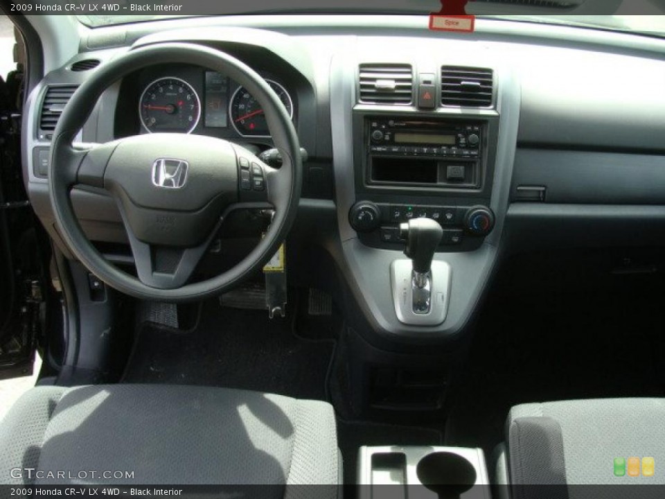 Black Interior Dashboard for the 2009 Honda CR-V LX 4WD #47398343