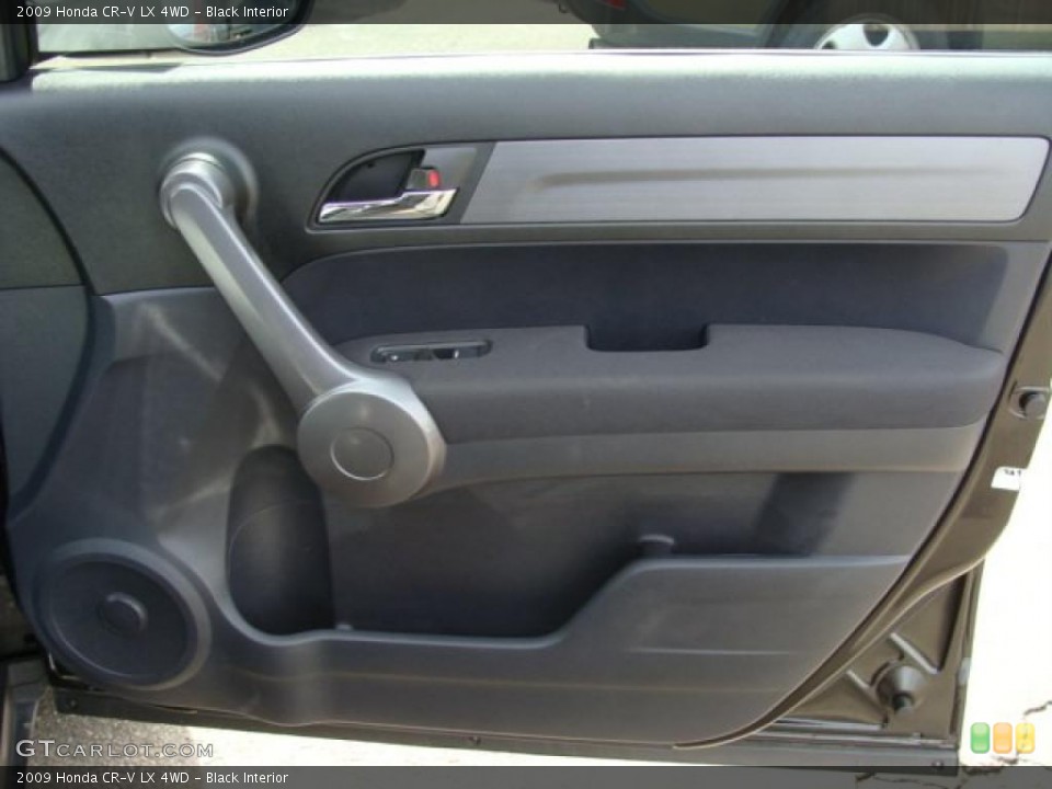 Black Interior Door Panel for the 2009 Honda CR-V LX 4WD #47398391