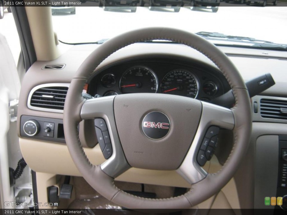 Light Tan Interior Steering Wheel for the 2011 GMC Yukon XL SLT #47398472