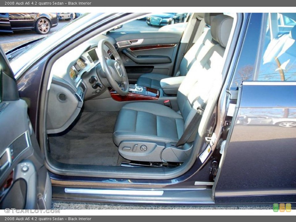 Black Interior Photo for the 2008 Audi A6 4.2 quattro Sedan #47398991