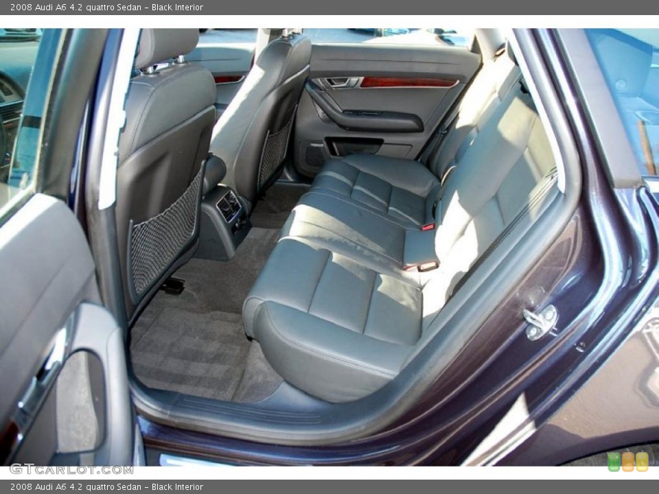 Black Interior Photo for the 2008 Audi A6 4.2 quattro Sedan #47399024
