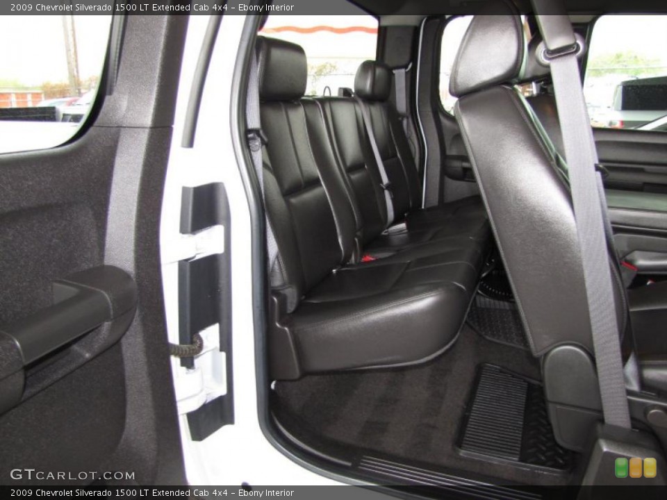 Ebony Interior Photo for the 2009 Chevrolet Silverado 1500 LT Extended Cab 4x4 #47403080