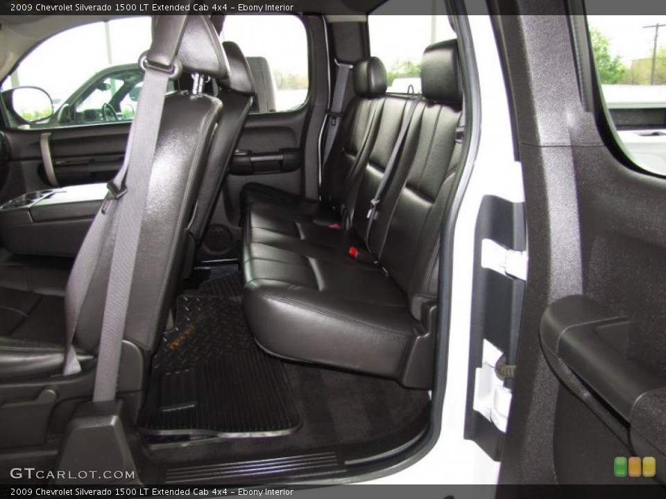 Ebony Interior Photo for the 2009 Chevrolet Silverado 1500 LT Extended Cab 4x4 #47403095