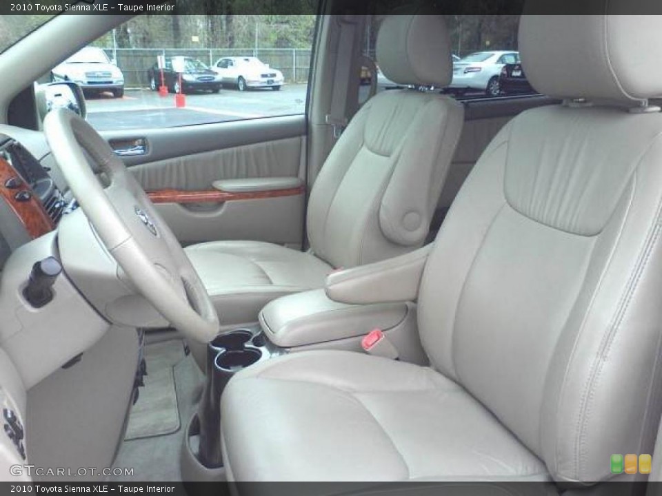 Taupe Interior Photo for the 2010 Toyota Sienna XLE #47405306