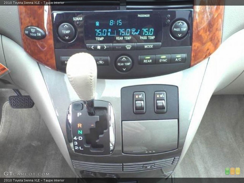 Taupe Interior Controls for the 2010 Toyota Sienna XLE #47405360
