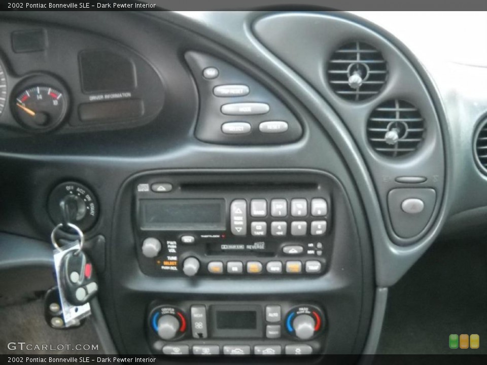 Dark Pewter Interior Controls for the 2002 Pontiac Bonneville SLE #47407157