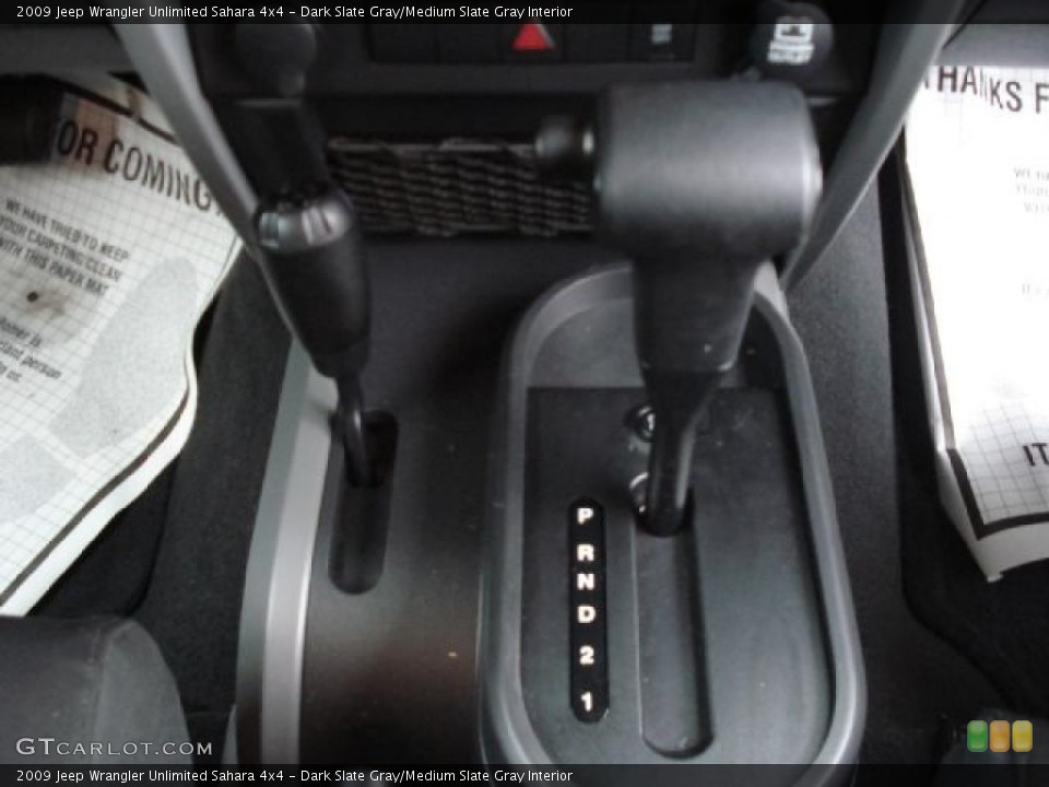 Dark Slate Gray/Medium Slate Gray Interior Transmission for the 2009 Jeep Wrangler Unlimited Sahara 4x4 #47408648