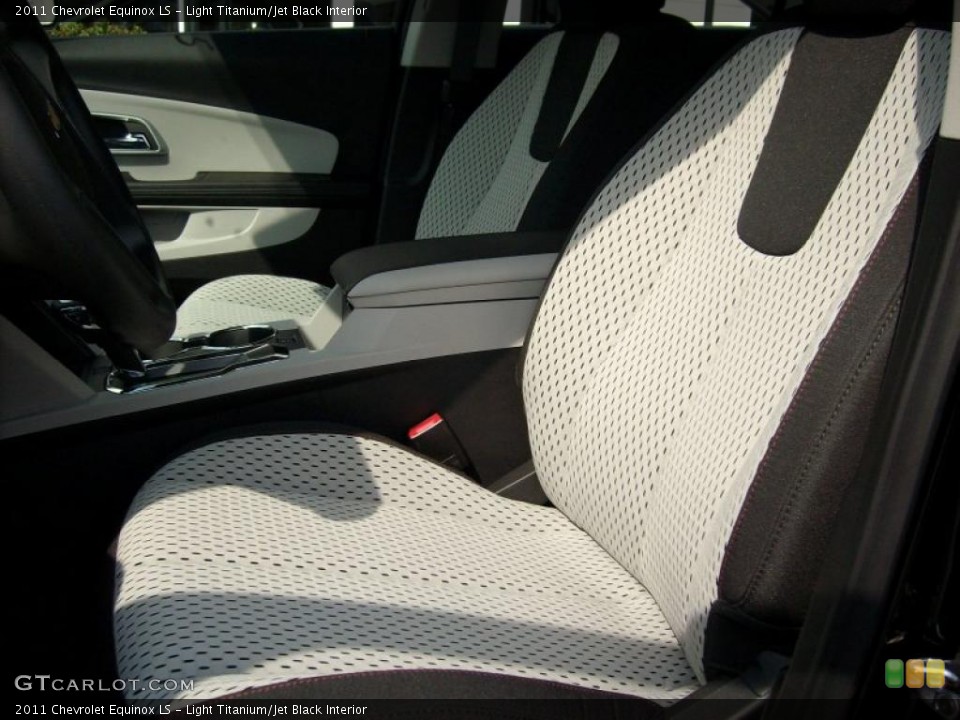 Light Titanium/Jet Black Interior Photo for the 2011 Chevrolet Equinox LS #47409056