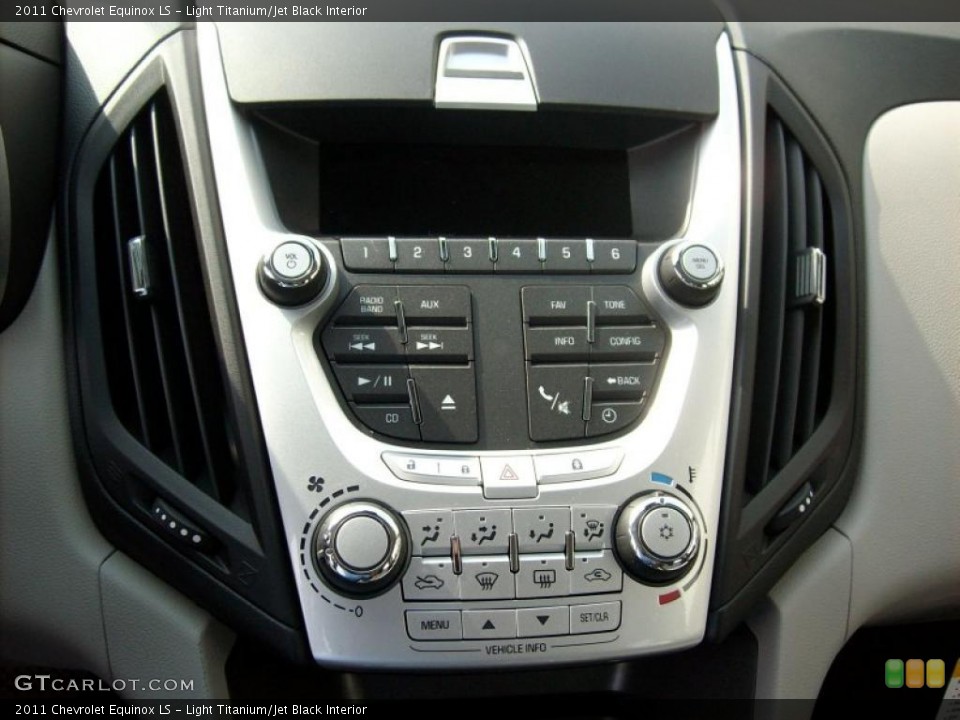 Light Titanium/Jet Black Interior Controls for the 2011 Chevrolet Equinox LS #47409098