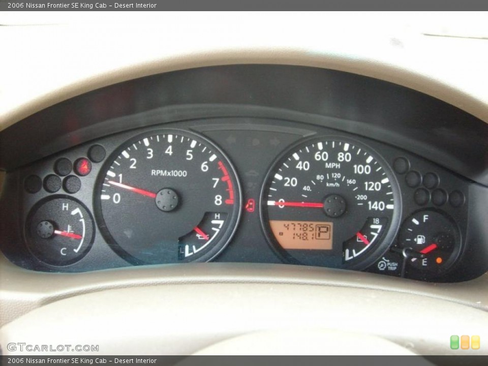 Desert Interior Gauges for the 2006 Nissan Frontier SE King Cab #47409351