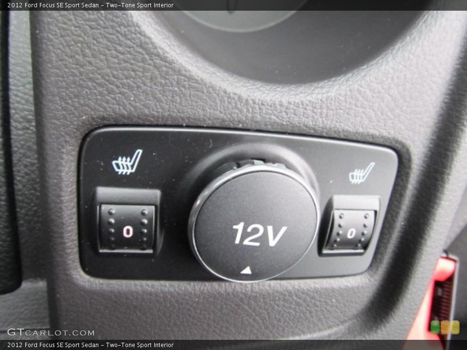 Two-Tone Sport Interior Controls for the 2012 Ford Focus SE Sport Sedan #47409896