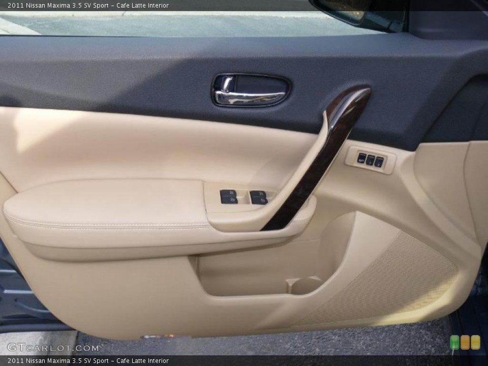 Cafe Latte Interior Door Panel for the 2011 Nissan Maxima 3.5 SV Sport #47413181