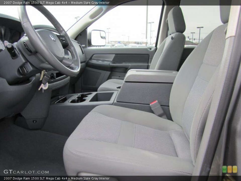 Medium Slate Gray Interior Photo for the 2007 Dodge Ram 1500 SLT Mega Cab 4x4 #47414938