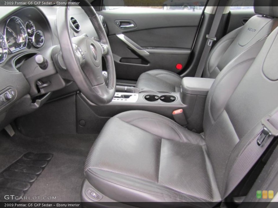 Ebony Interior Photo for the 2009 Pontiac G6 GXP Sedan #47415197