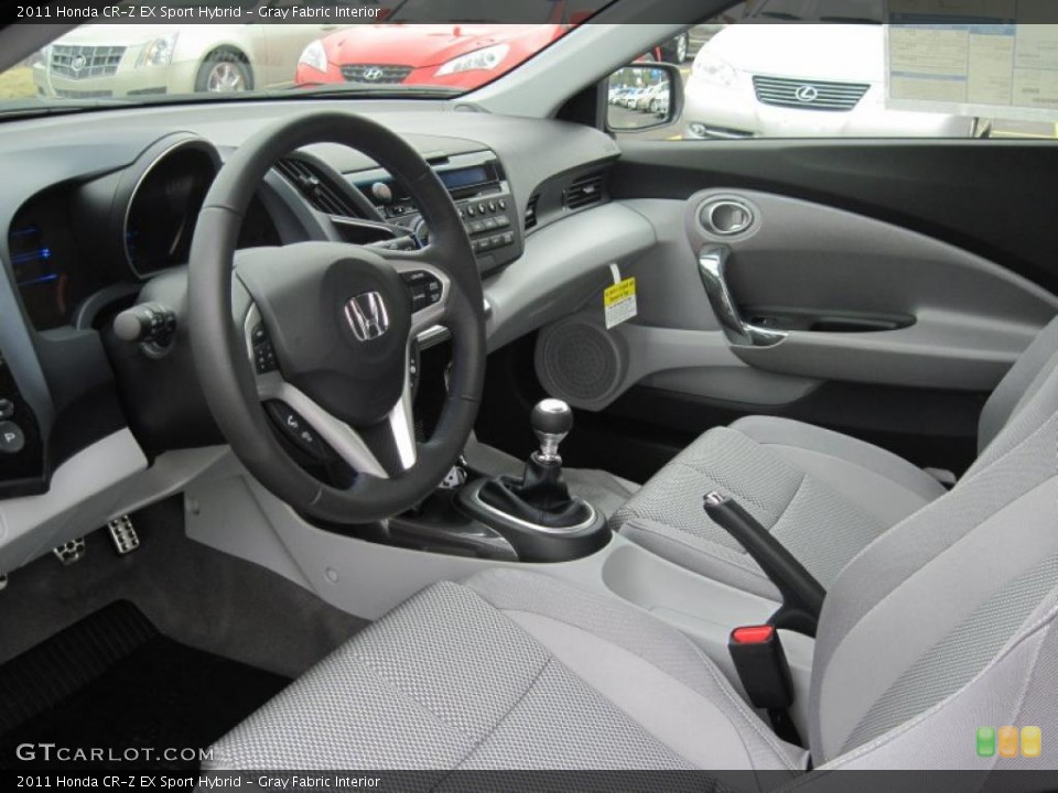 Gray Fabric Interior Photo for the 2011 Honda CR-Z EX Sport Hybrid #47415275