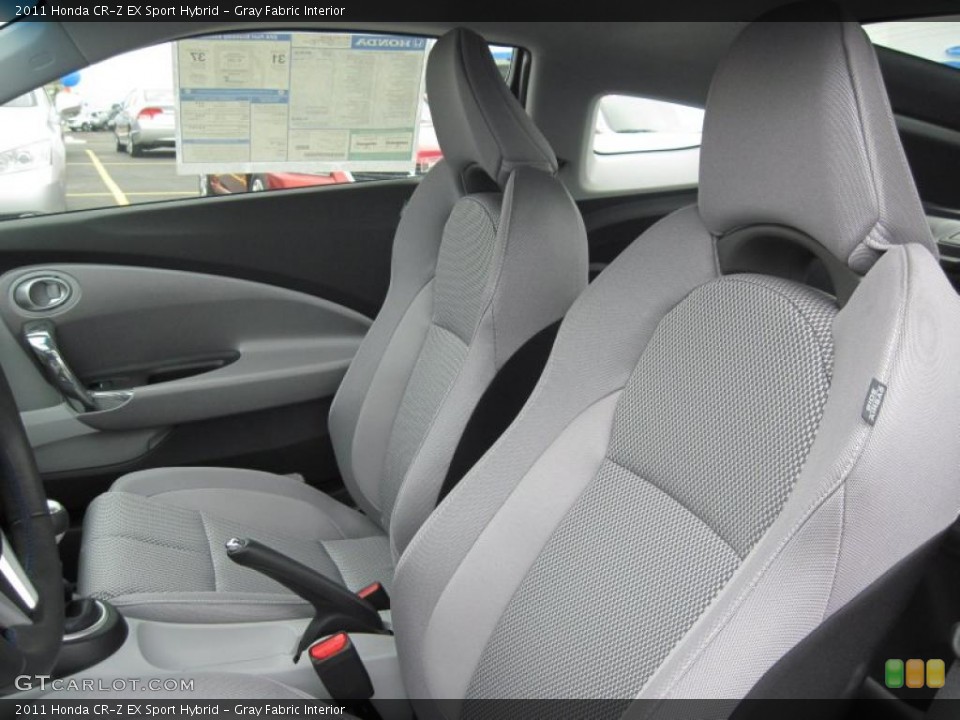 Gray Fabric Interior Photo for the 2011 Honda CR-Z EX Sport Hybrid #47415293