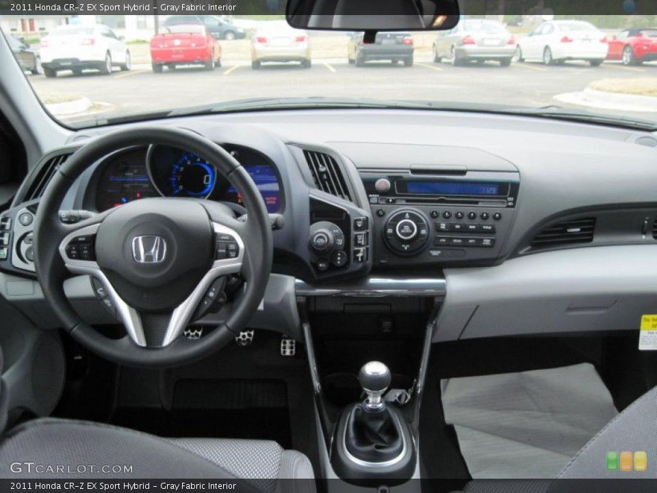 Gray Fabric Interior Dashboard for the 2011 Honda CR-Z EX Sport Hybrid #47415353