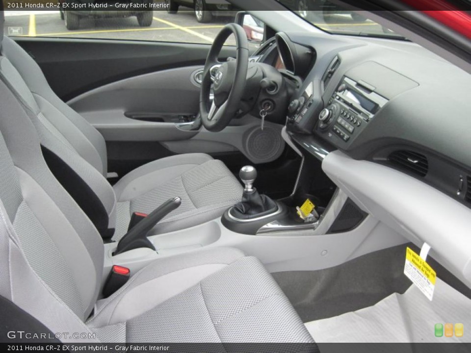 Gray Fabric Interior Photo for the 2011 Honda CR-Z EX Sport Hybrid #47415371