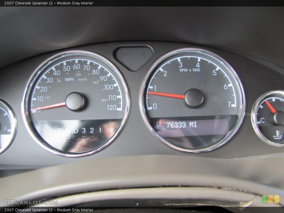 Medium Gray Interior Gauges for the 2007 Chevrolet Uplander LS #47416731