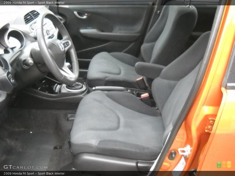 Sport Black Interior Photo for the 2009 Honda Fit Sport #47417255